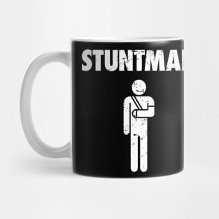 Stuntman Fractured Broken Arm Get Well Gift Mug